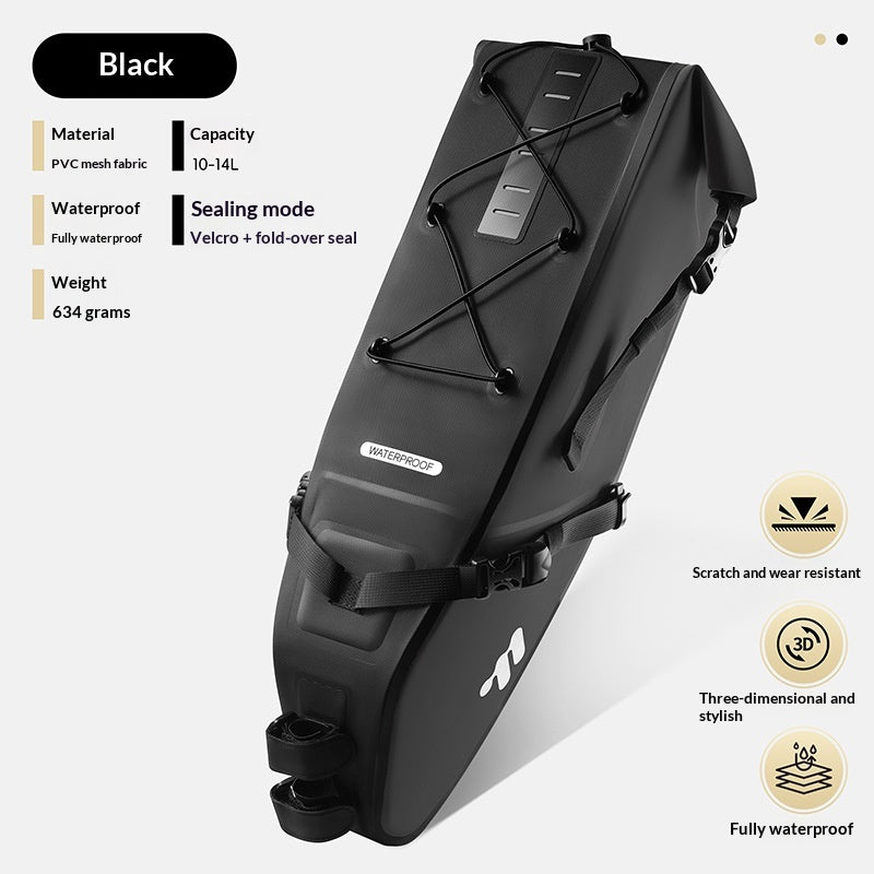 Sac à vélo arrière étanche pour vélo longue distance