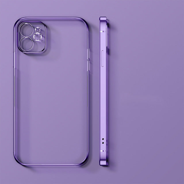 Étui de téléphone mobile ultramince transparent