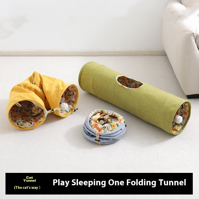 Jouet de secours auto-Hi dans le tunnel pour chat animal