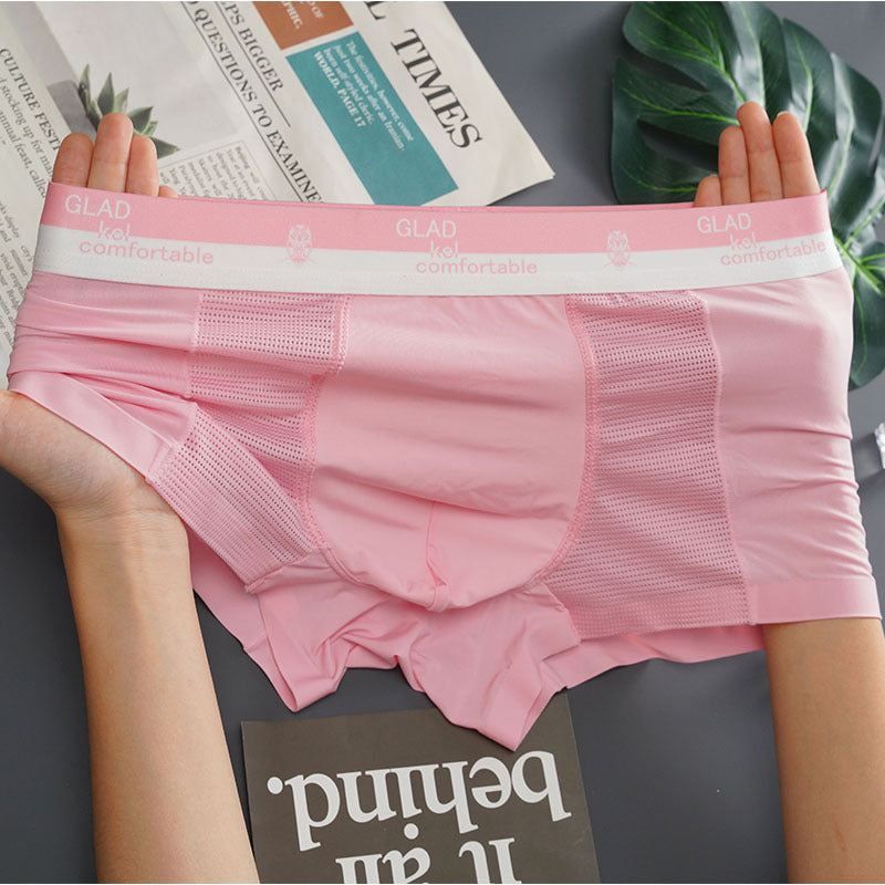 Thin Ice Silk Mesh Breathable Seamless Shorts