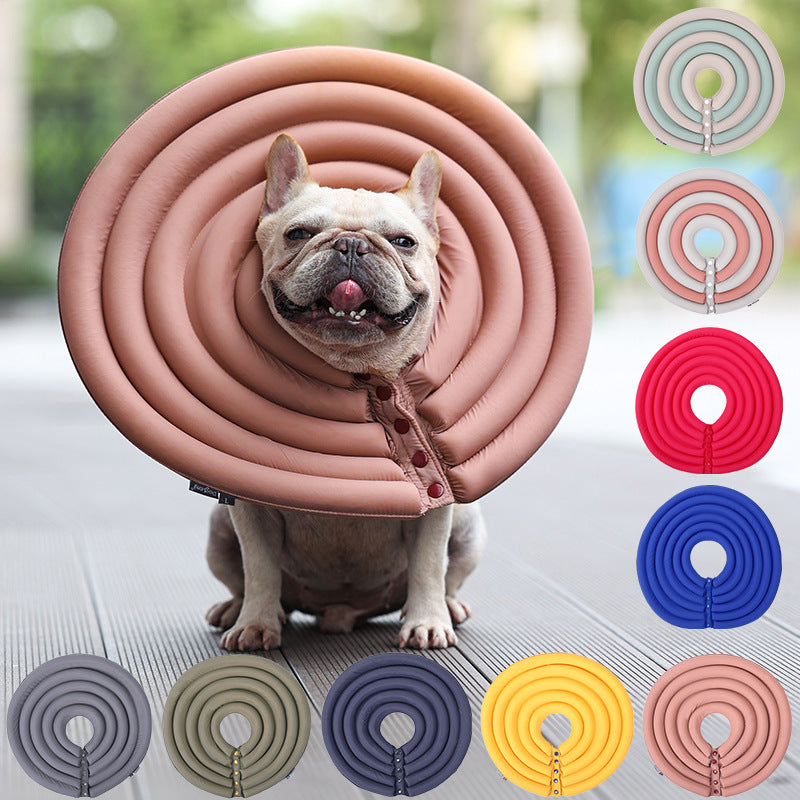 Pet Creative Summer Natation Anneau de protection contre le léchage et le biting