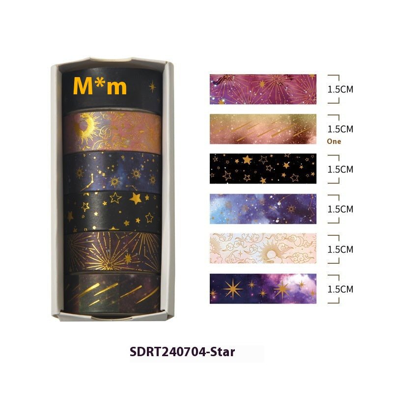 Starry Sky Slice Une étoile mystérieuse Bande d'incendie populaire Diy