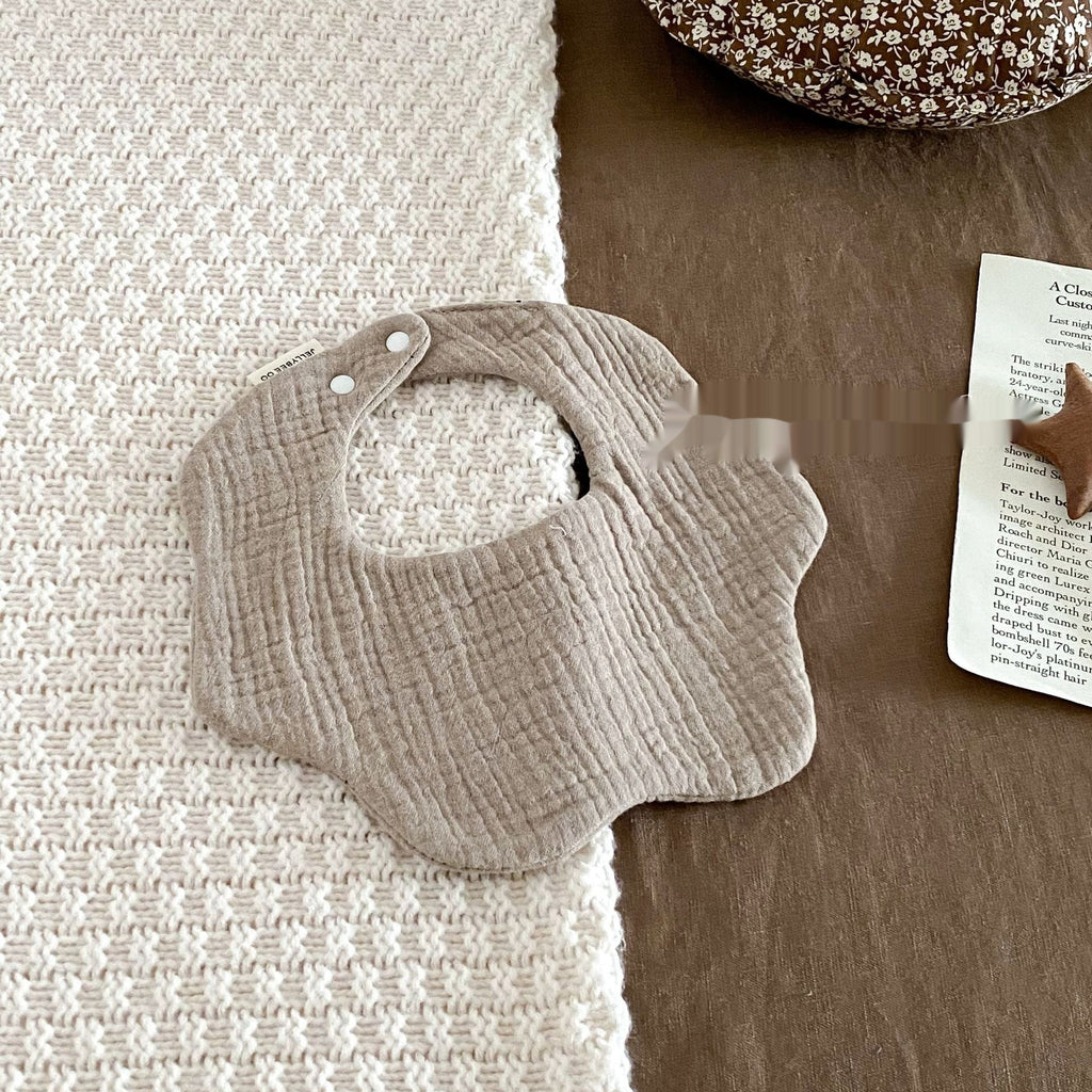 Fil de coton pur nouveau-né anti craquage bavoir