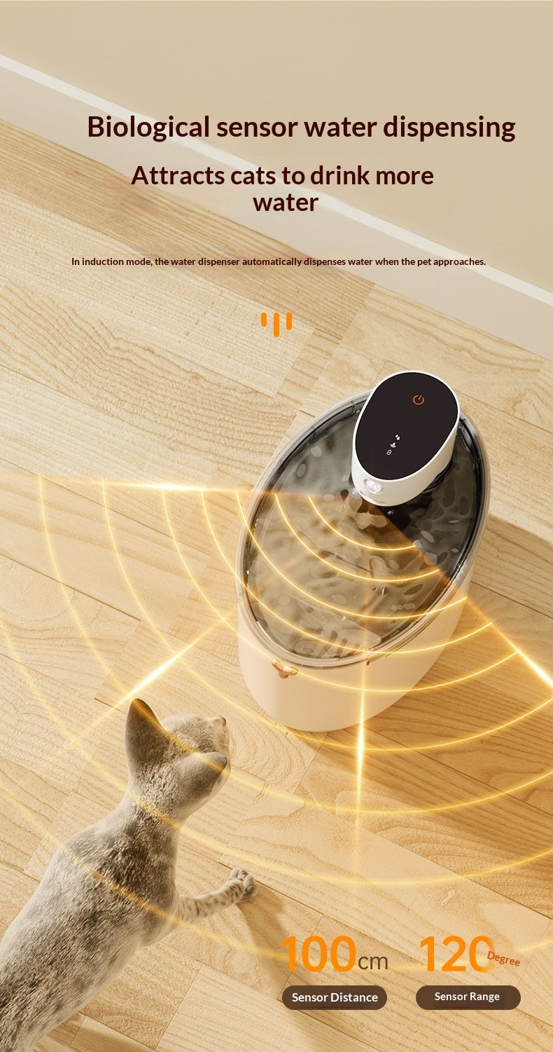 Fontaine d'eau pour animaux intelligents