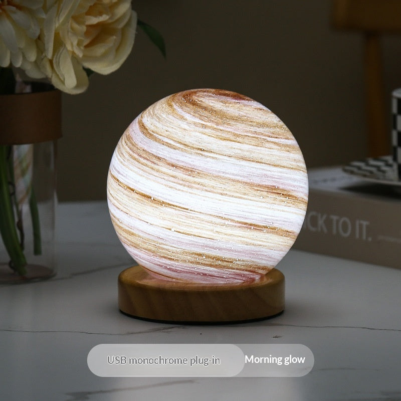 Lampe de lit de planète de ménage
