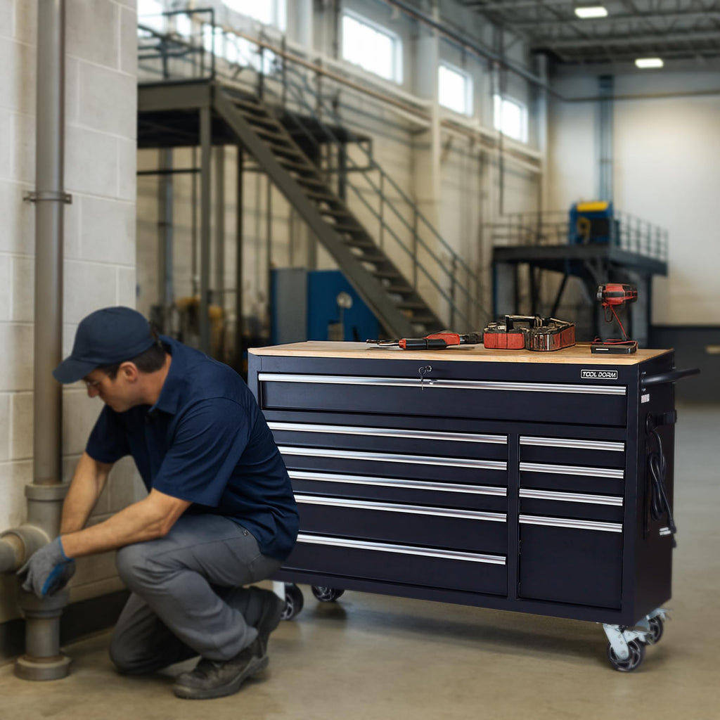 Uniquement pour l'expédition sur Waybill 56-inch 10-drawer Tool Cabinet TT5610