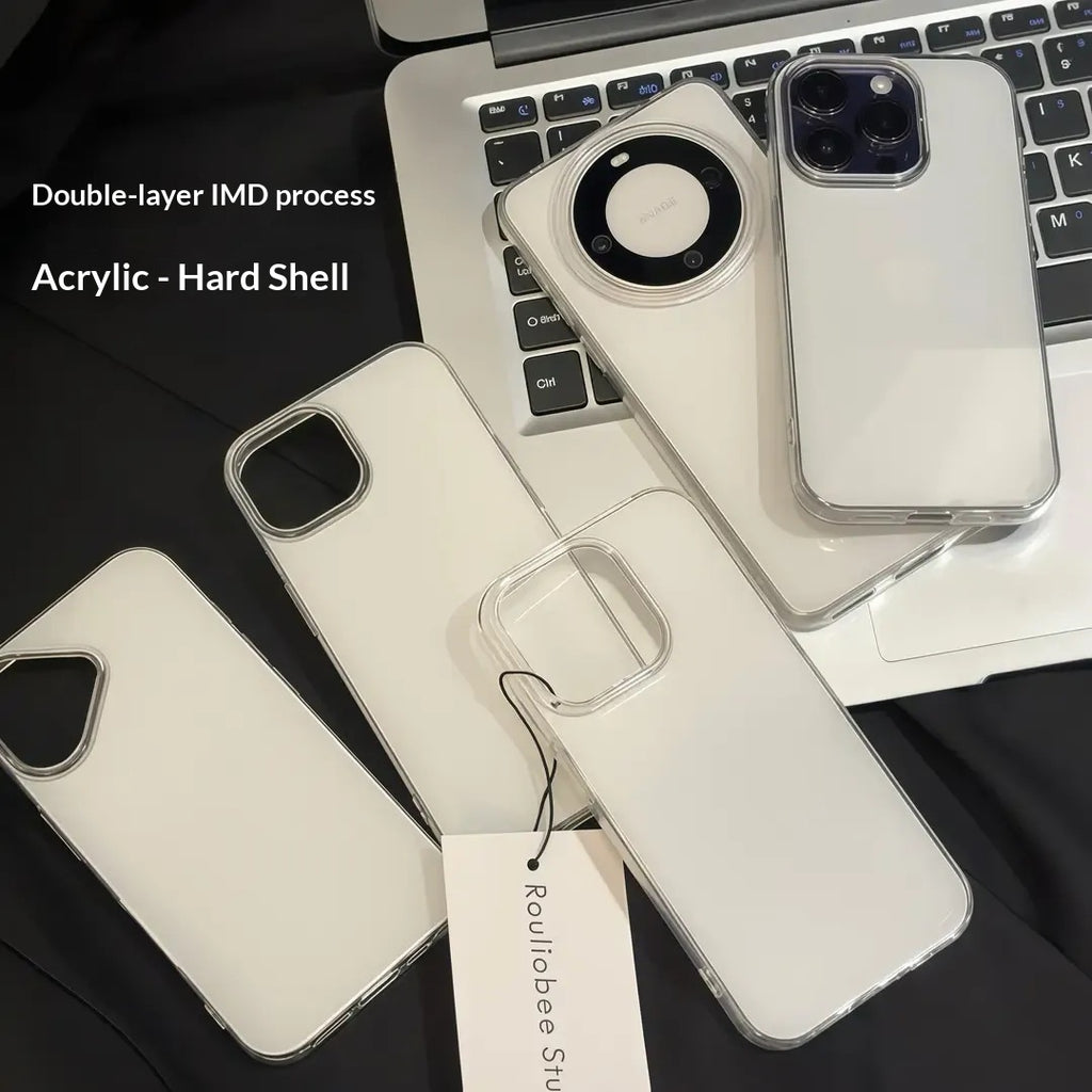 IMD blanc grand trou boîte téléphonique personnalisée