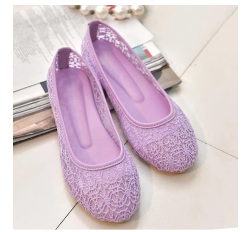 Chaussures Dentelle Respirante Hollow pour Femmes