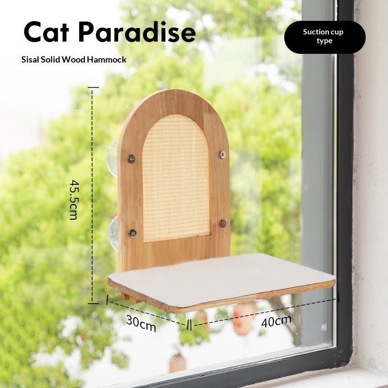 Pet Jumping Platform Fenêtre monté Suction-cup Hammock