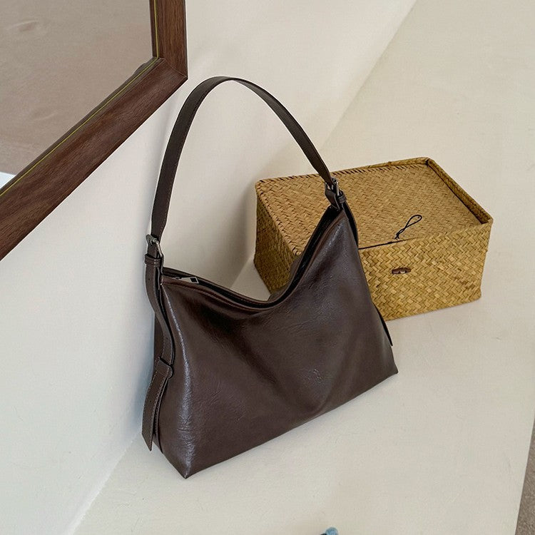 Sac transversal en cuir souple élégant