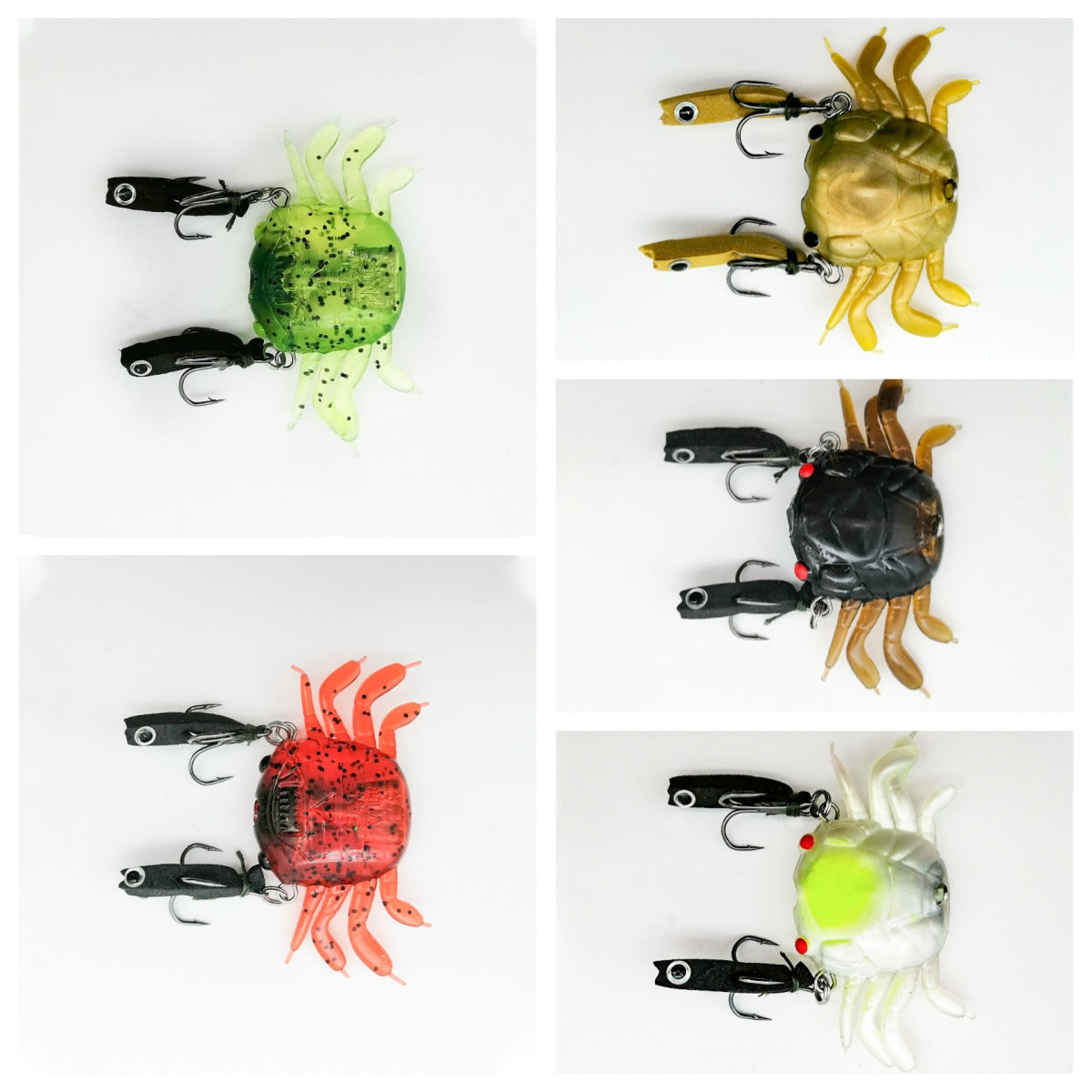 Crabe Lure Submersible Long S Paquet Lead Trois Crochets Lure Bait