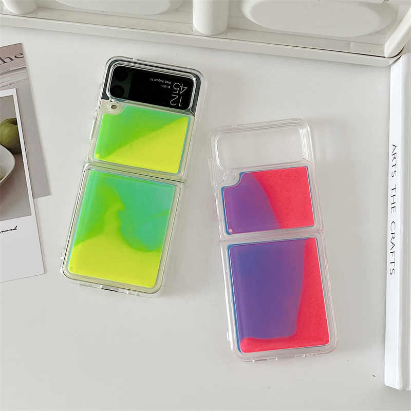 Lumineux Quicksand Zflip6 Housse de protection en silicone