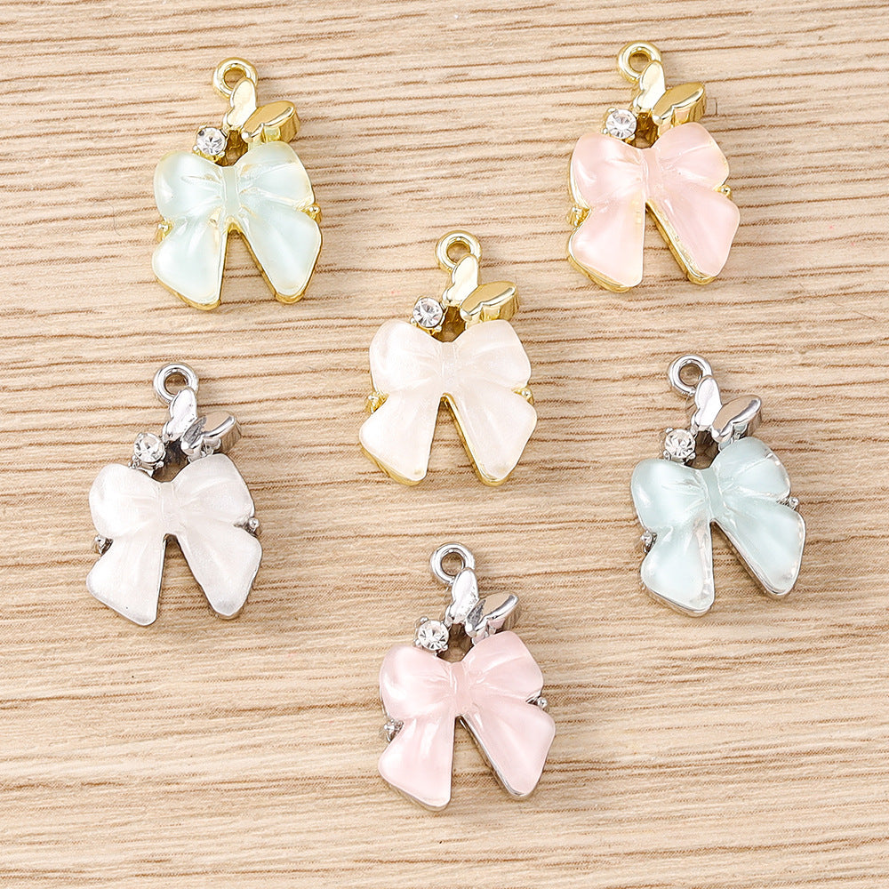 5 pièces par paquet Exquise Strass Flower Accessoires