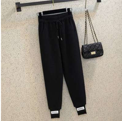 Pantalons de laine de laine de la jambe en vrac pour femmes