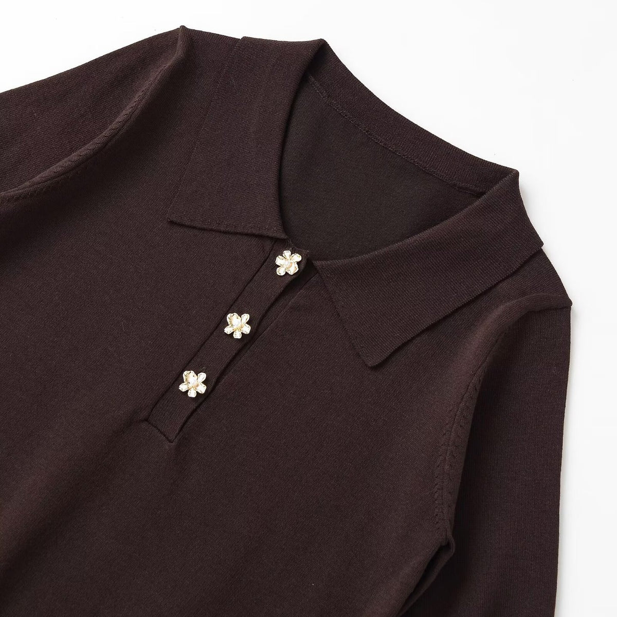 Femme Mode Versatile Manche courte Tricot Top
