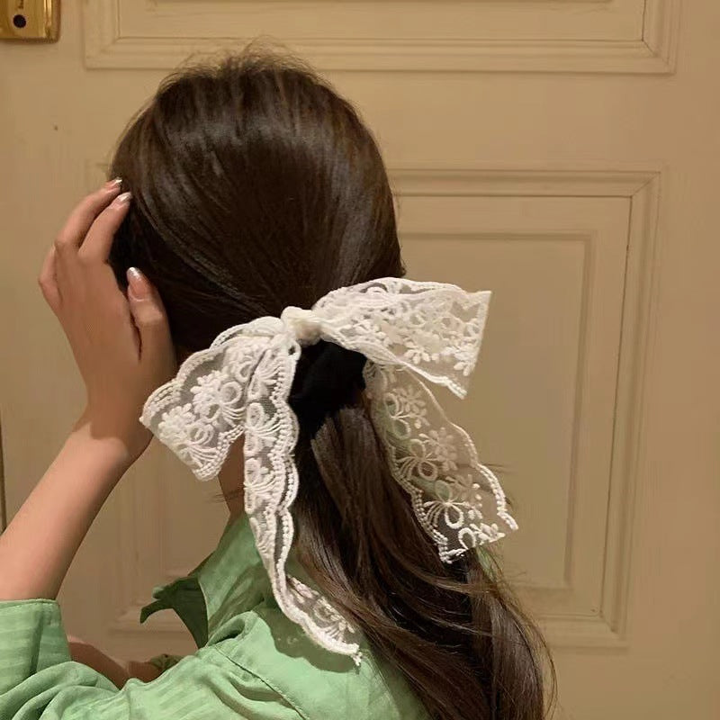Femelle Sweet Desire Mesh Bow Clip cheveux