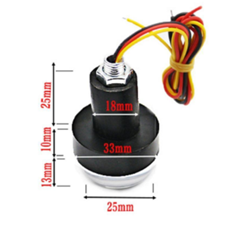Poignée de moto de mode Led Tour Signal lumineux
