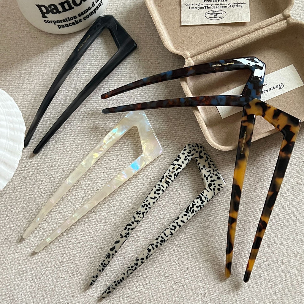 Épingle à cheveux en forme de U simple et irrégulière pour Updosversatile et facile à coiffer