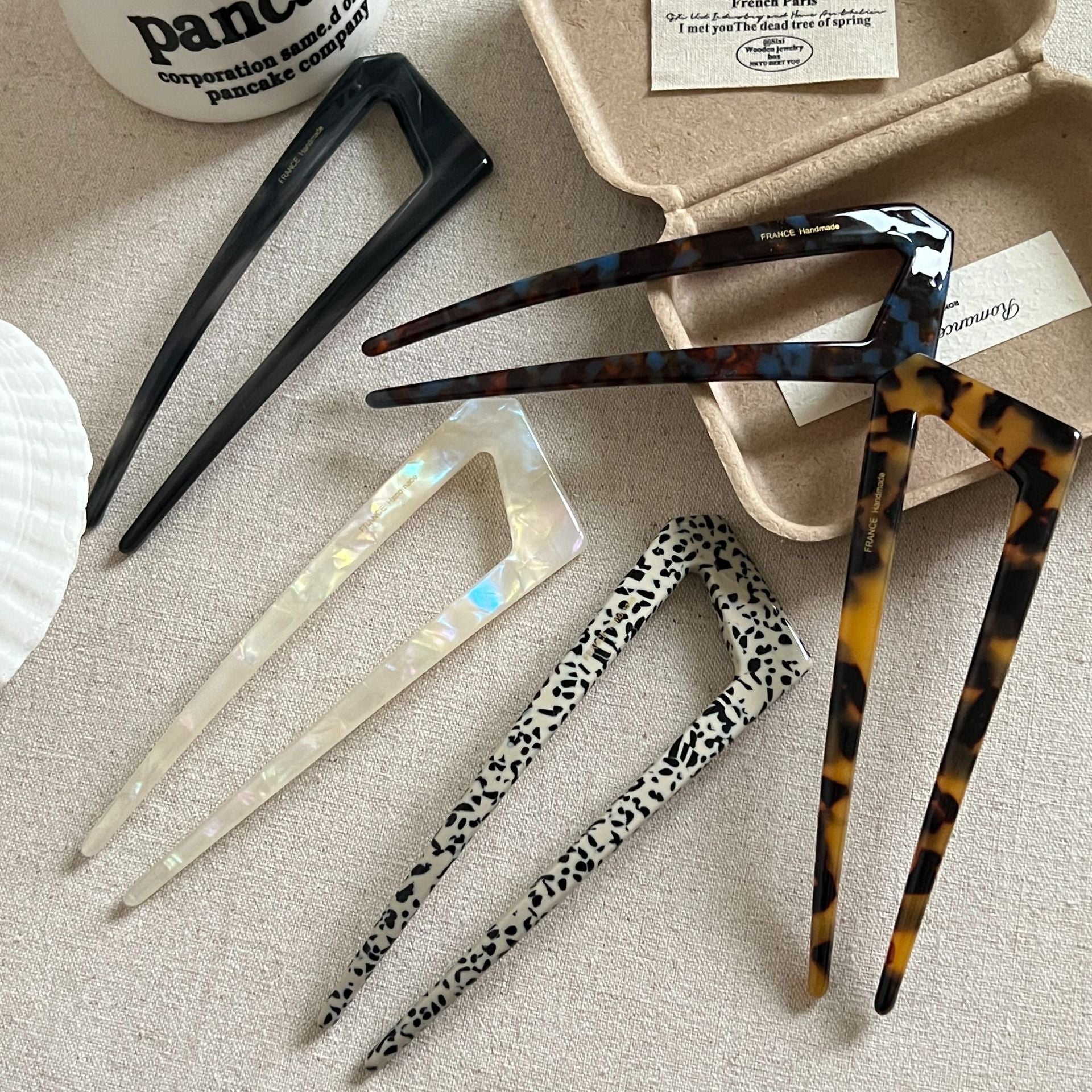 Épingle à cheveux en forme de U simple et irrégulière pour Updosversatile et facile à coiffer