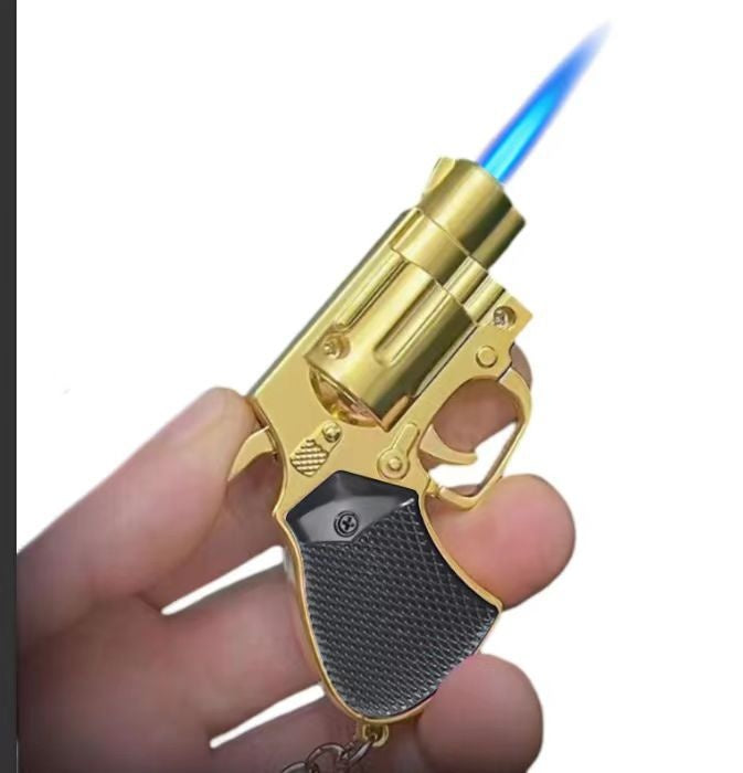 Porte-clés en métal Gaz coupe-vent Jouet Lighter