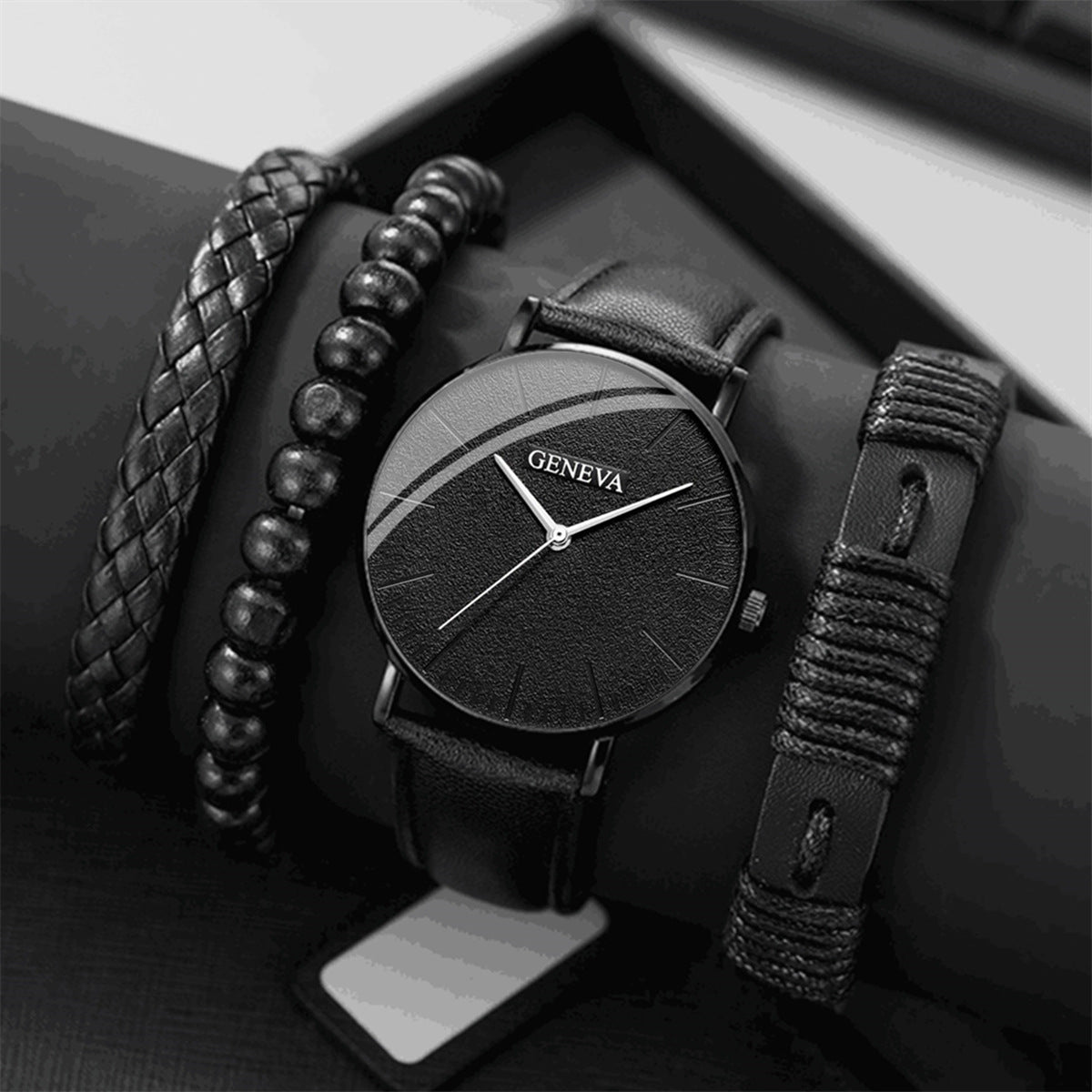 Montre Quartz style sport pour homme occasionnel