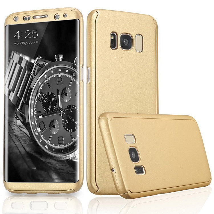 S8 All inclusive Mobile Phone Shell 360 Degree Frosted Protection PC Manche dure trempée