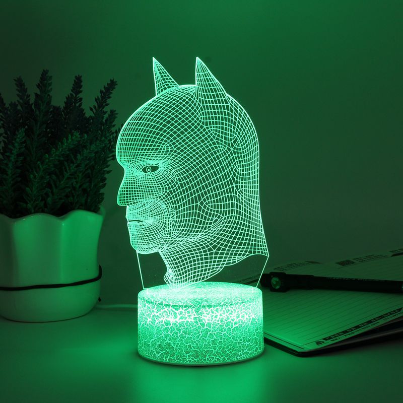 Tête de chauve-souris 3dled Effet stéréo visuel