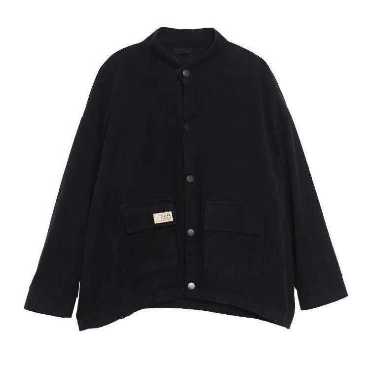 Bouton-down Veste denim style travail pour veste casual dames