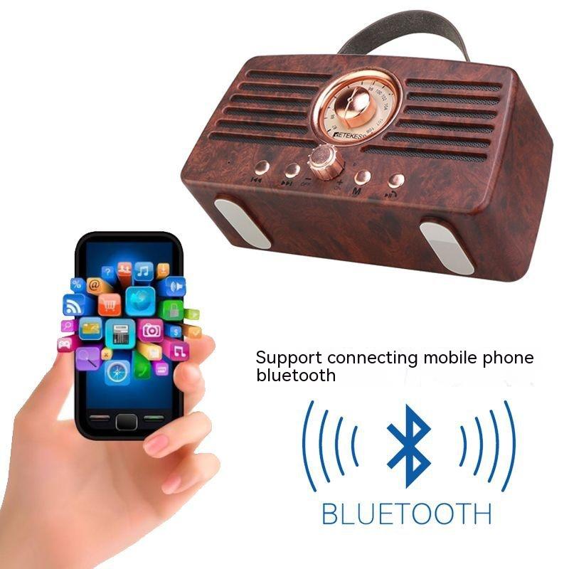 Two-channel stereo radio for seniors