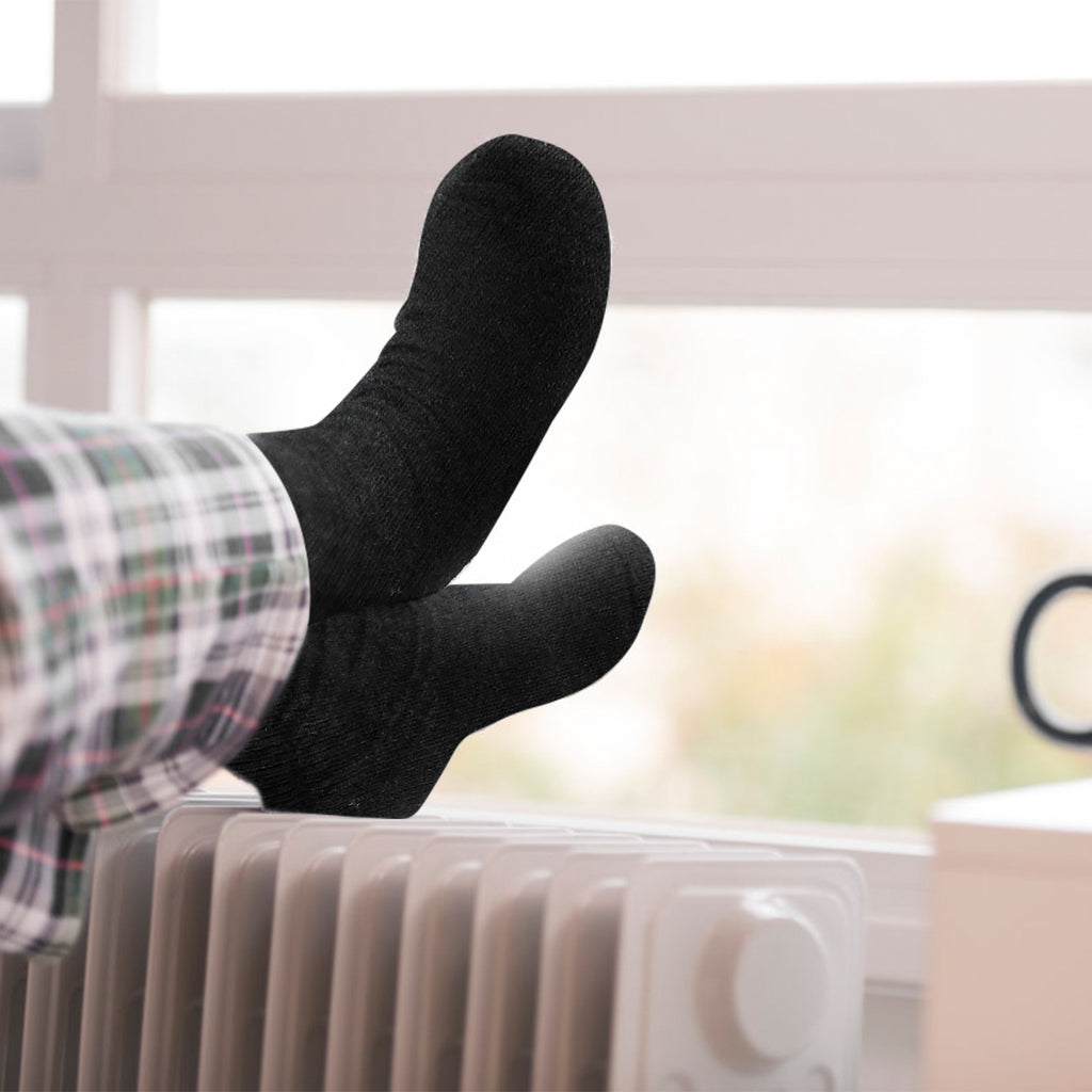 3 Options de couleur -- 3 paires hommes Chaussettes chaudes en laine Soft Cozy Chaussettes thermiques d'hiver pour les hommes