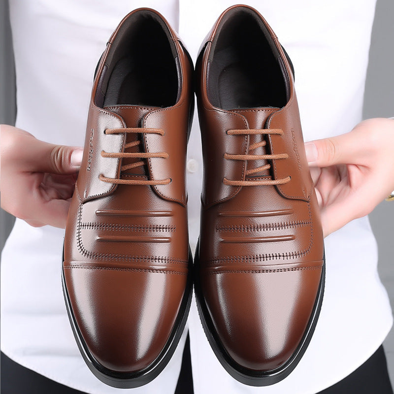 Chaussures en cuir décontracté tendance pour hommes