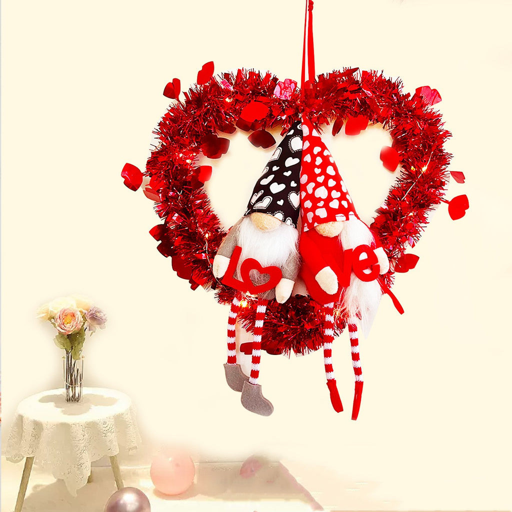 Saint Valentin Ornement Cadeau Sans visage Poupée Garland Saint Valentin Atmosphère Garland