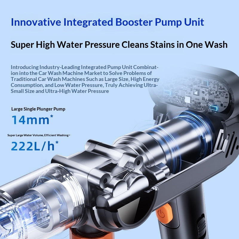 Gun de lavage haute pression sans fil de voiture