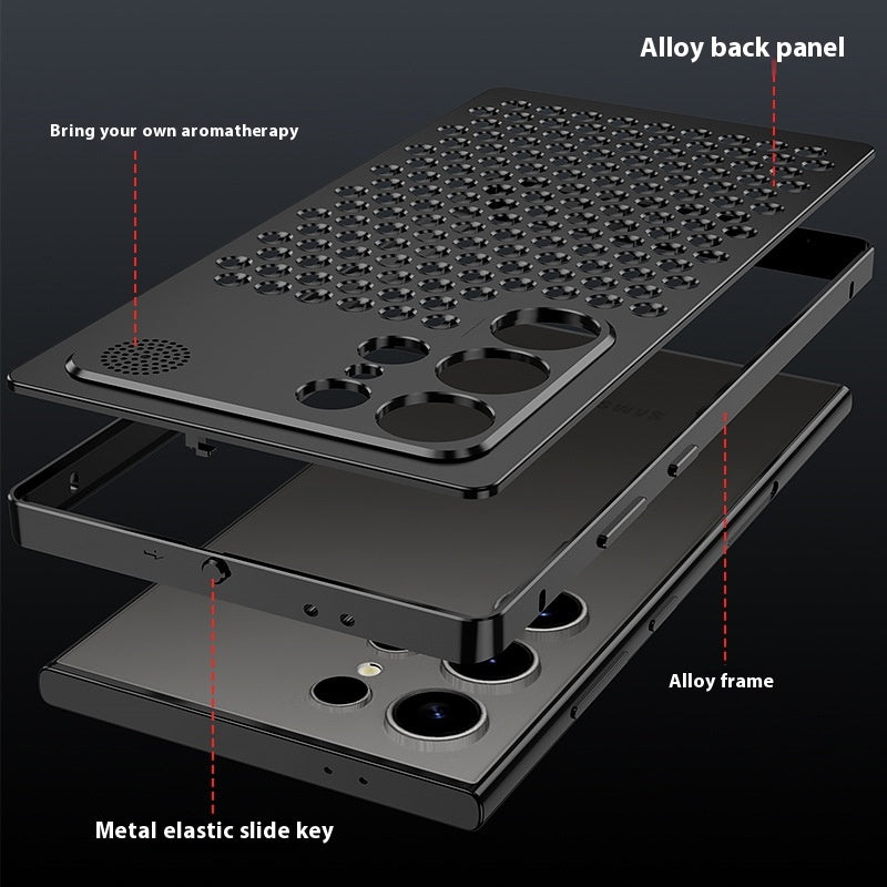 S25ULTRA Aromatherapy Ressort fixation Shell alliage d'aluminium dissipation de chaleur