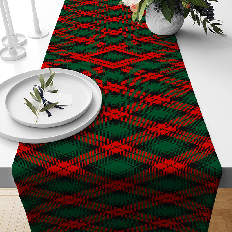 Table de Noël Runner Linge de restaurant isolé nappe