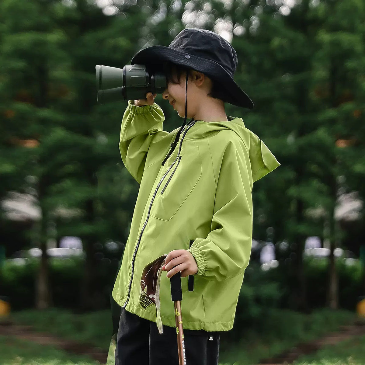 Veste d'extérieur à capuche pour enfants plus âgés