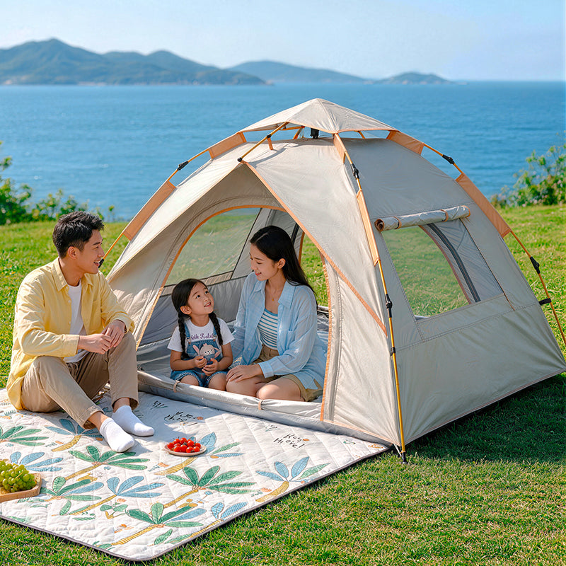 Tente de camping automatique Beige