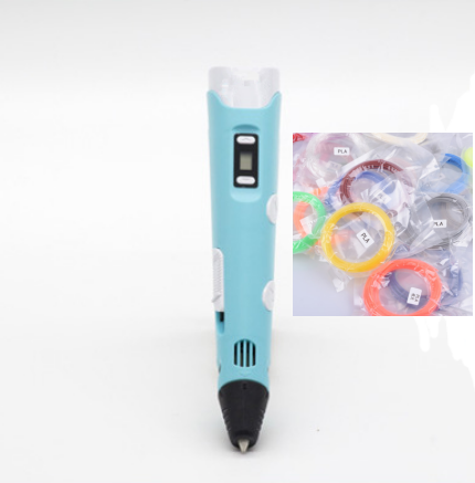 Stylo d'impression 3D Stylo 3D de deux générations graffiti 3D brosse stéréoscopique enfants puzzle pai