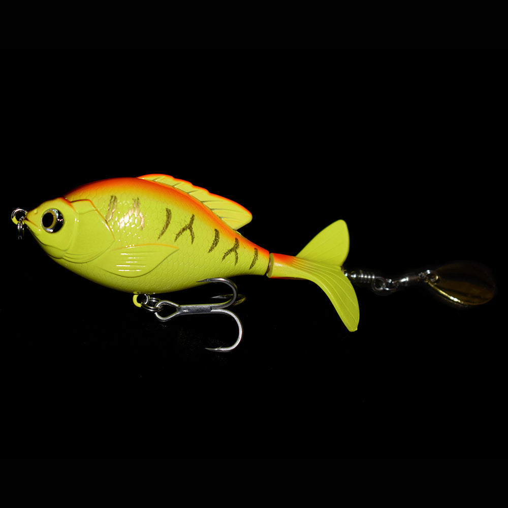 Ensemble de lure de pêche à la queue de pêche de 5 pièces