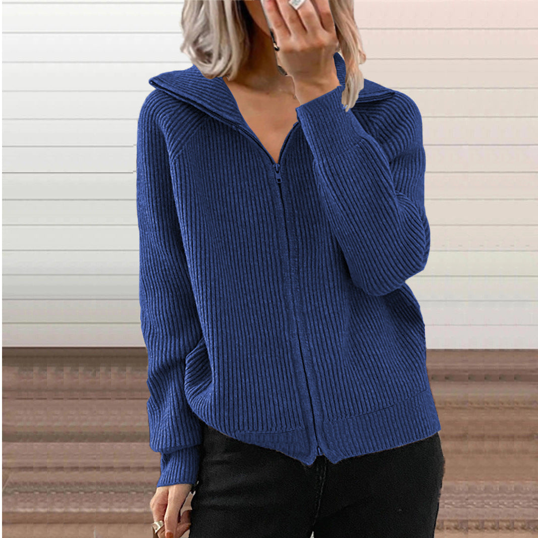 Vestes européennes et américaines d'automne et d'hiver rayées