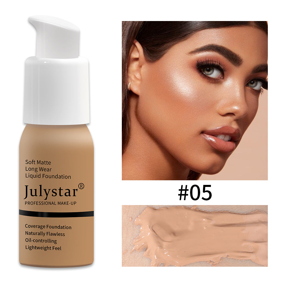 Maquillage de la Fondation hydratante