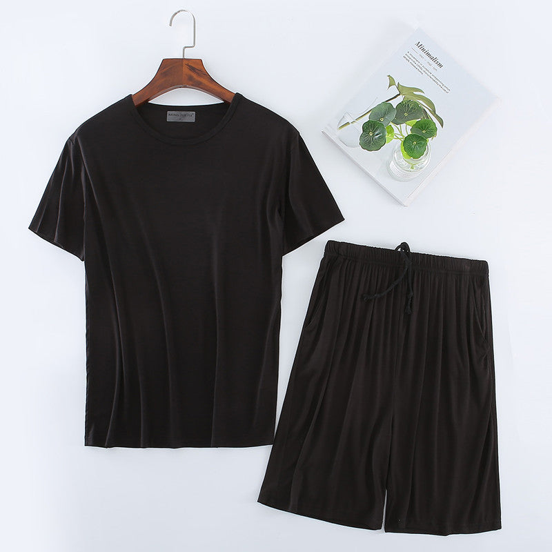 Ensemble de T-shirt Modal homme Short manches courtes