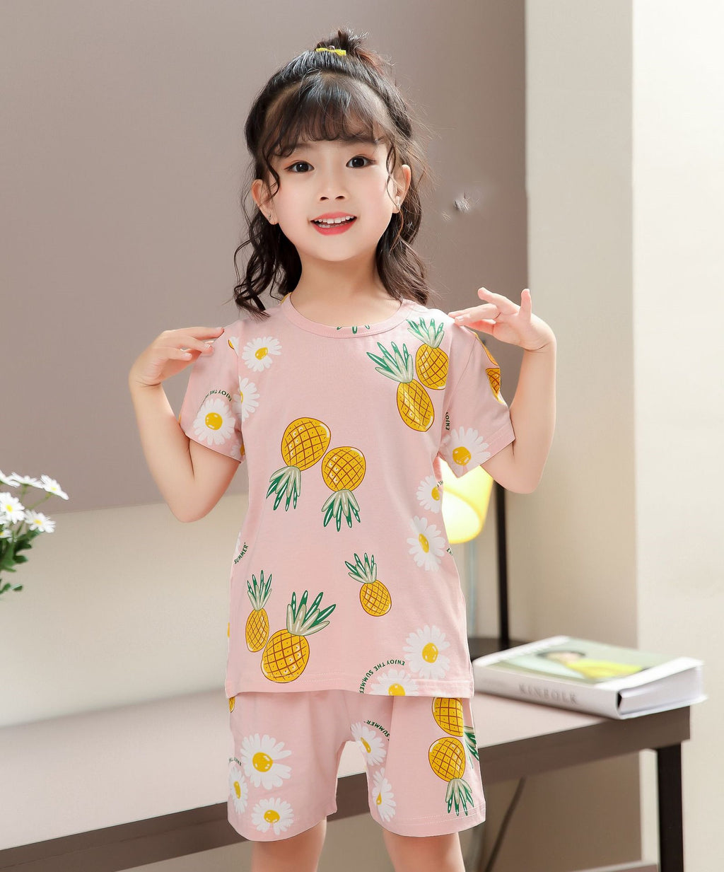 Version coréenne des vêtements et pyjamas pour enfants