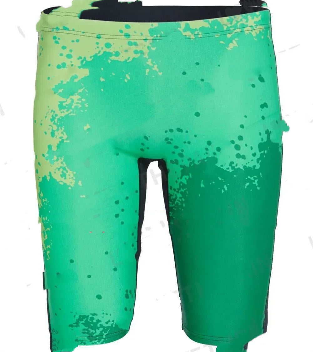 Trunks de natation pour hommes professionnel étanche à séchage rapide Long Sports