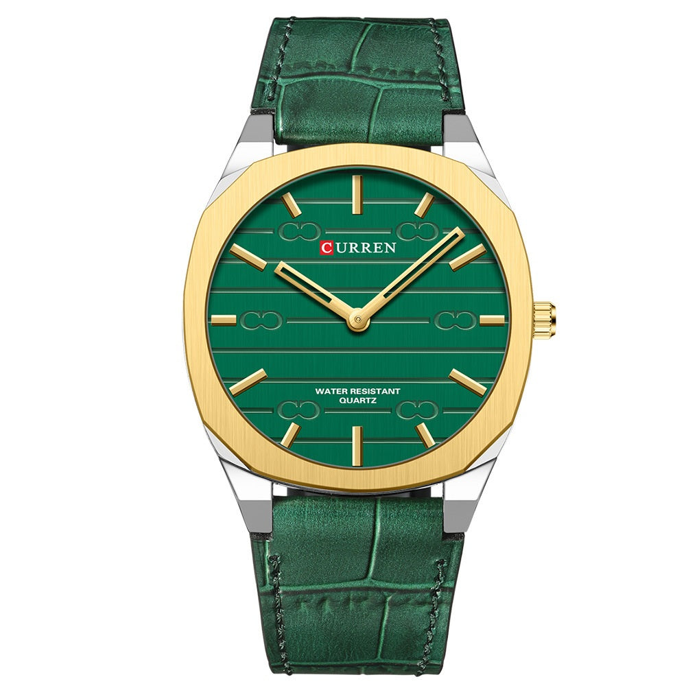 Montre de mode ultra-mince étanche Quartz pour femmes