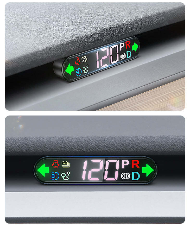 Air Meter Speed Sous-écran Panneau de bord Têtes vers le haut Affichage