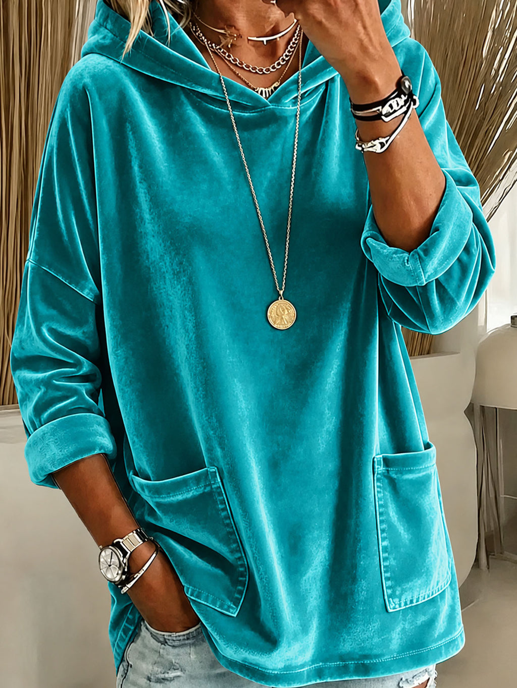 Polyester blouse