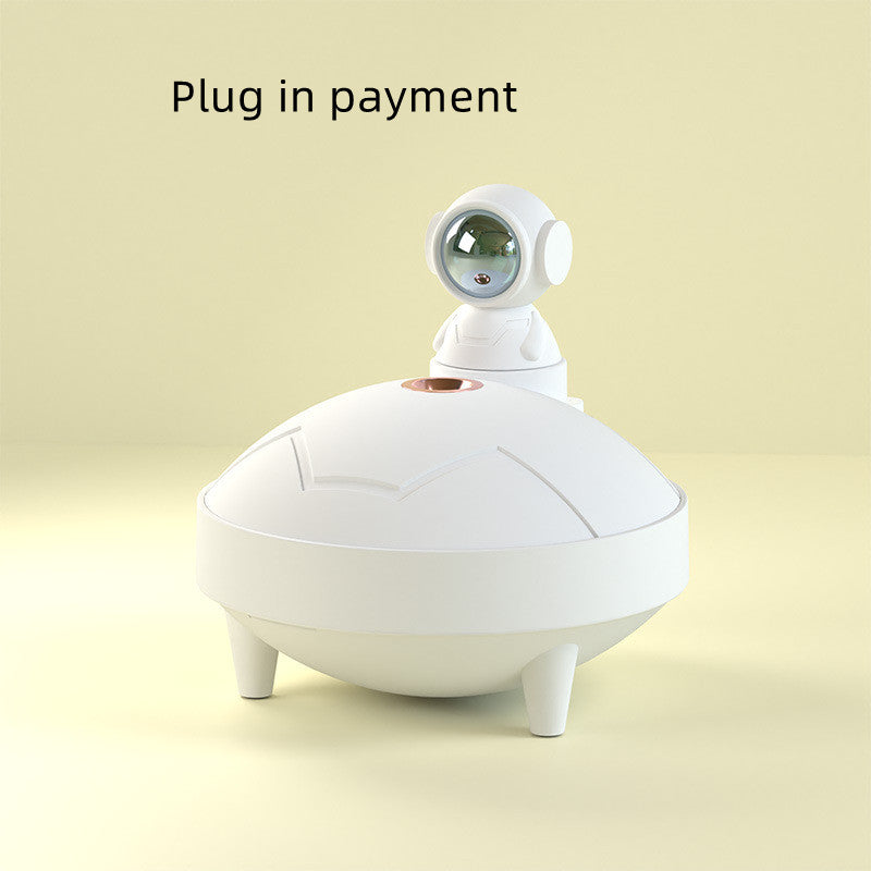 Astronaute Coucher de soleil Humidificateur 2 Mode de pulvérisation 360 degrés Tête tournante Astronaute Lumière