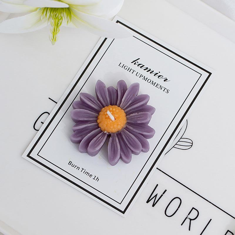 Petite bougie parfumée Chrysanthemum Niche haut de gamme longue durée Fragrance chambre anniversaire