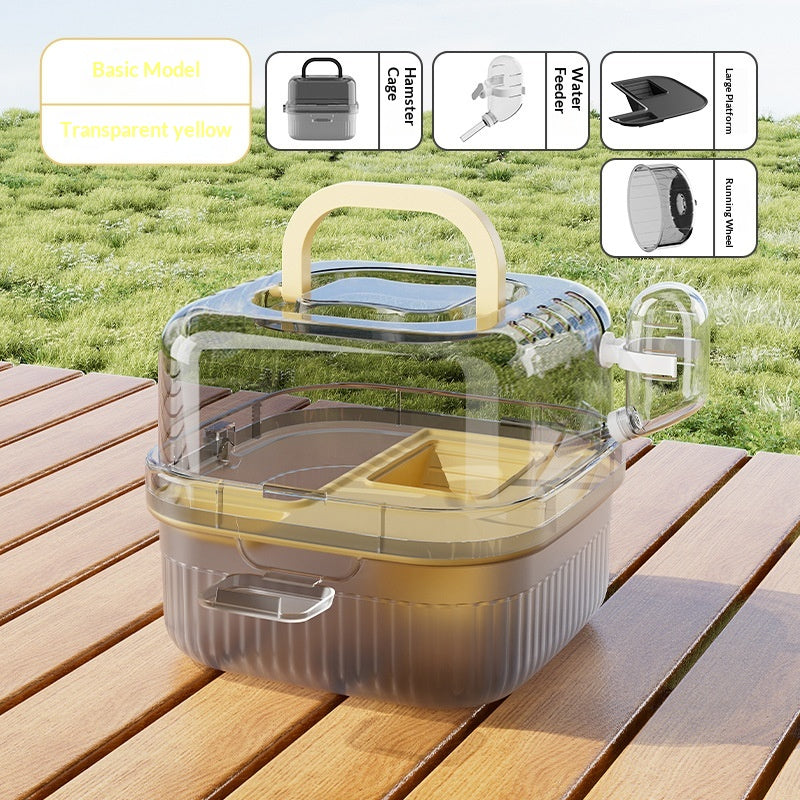 Cage de voyage portable hamster extérieur